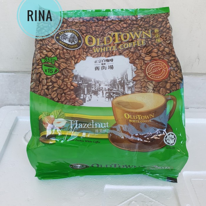 

Terlaris ✨ - Old Town Hazelnut White Coffee Minuman Kopi Kemasan Tanpa Ampas 2.1.23