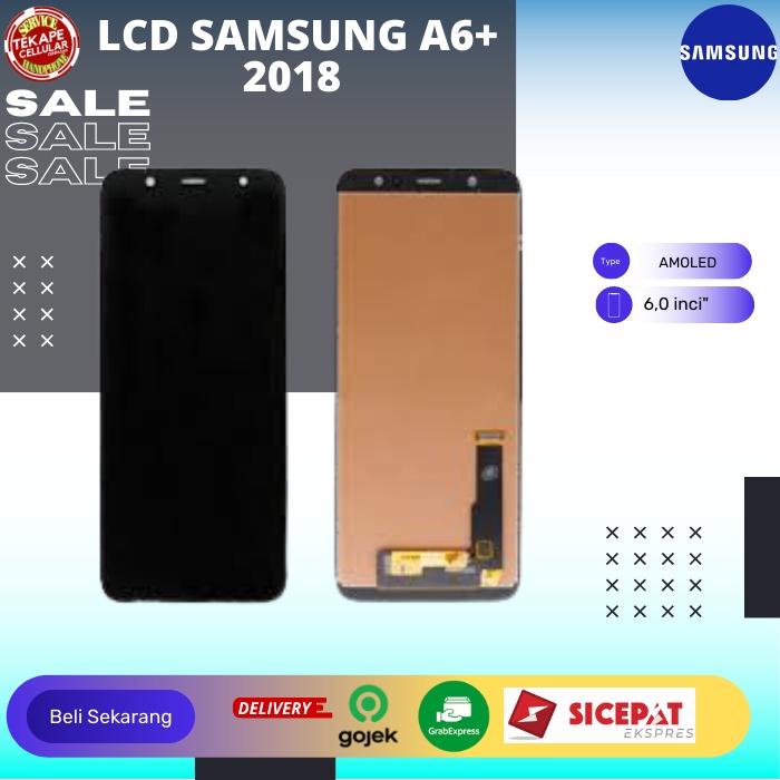 Lcd Samsung a6 plus 2018 bergaranasi