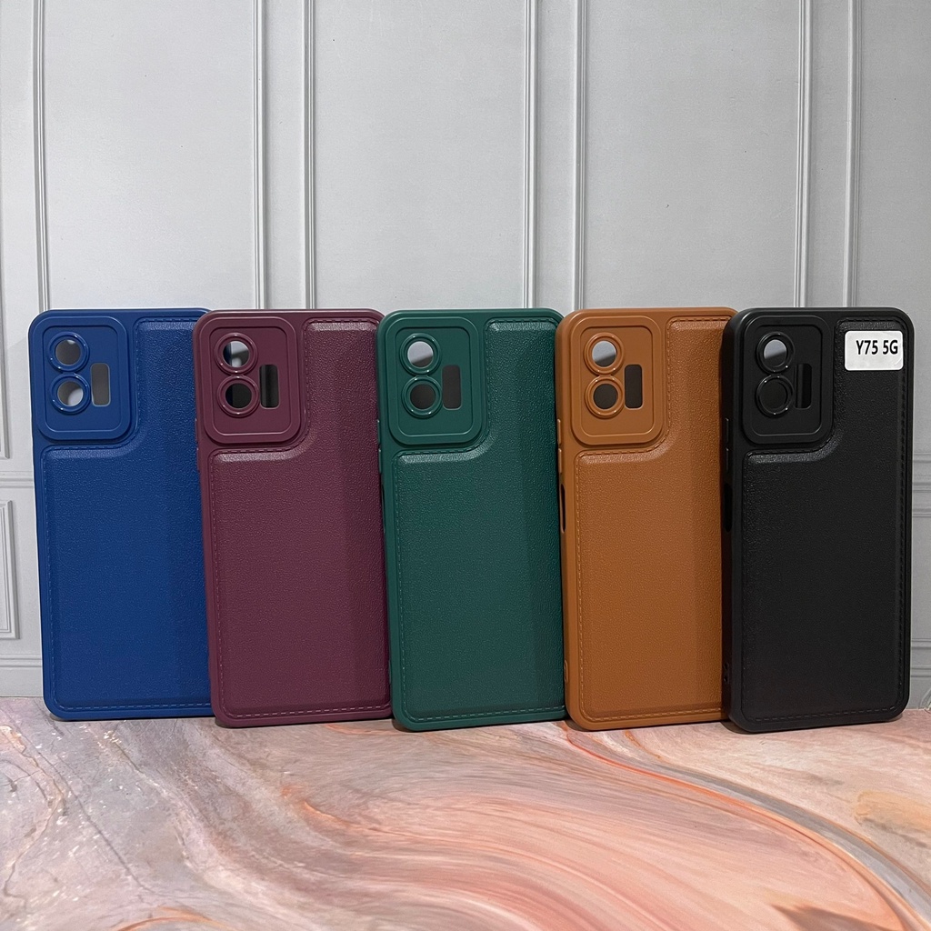 CASE PROLEATHER VIVO Y30 Y30I Y50 Y75 5G T1 5G Y91 Y93 Y95 Y91C Y1S - CASE LEATHER PRO