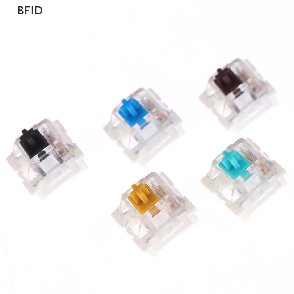 [BFID] 10pcs/lot Saklar outemu mx 3pin keyboard Mekanik Saklar Hitam Biru Coklat [ID]