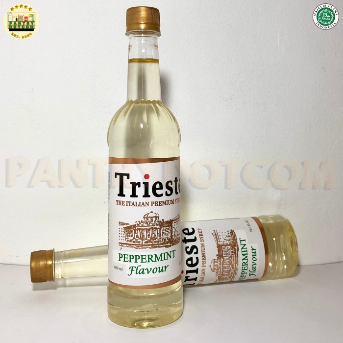 

TRIESTE SYRUP RASA PEPPERMINT - SIRUP PREMIUM 650ML