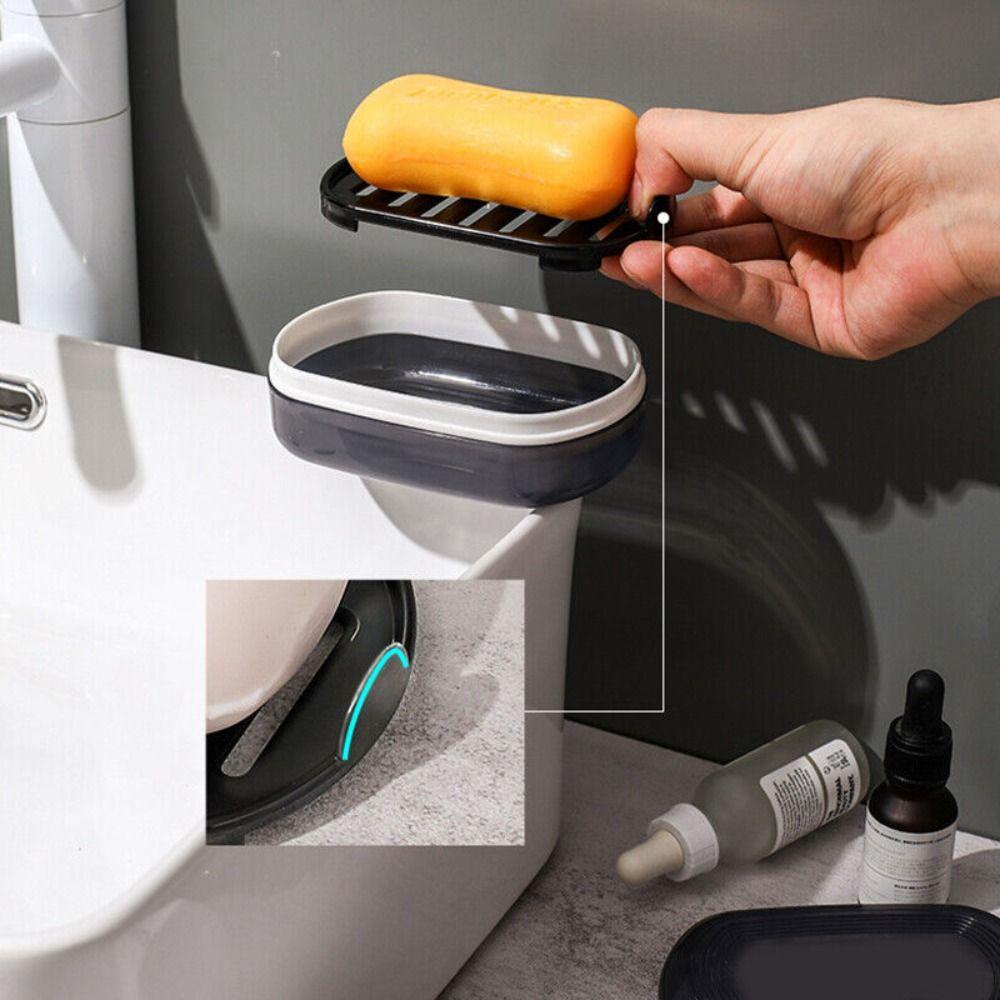 Popular Kotak Sabun Travel Dengan Tutup Tempat Shower Wadah Tertutup