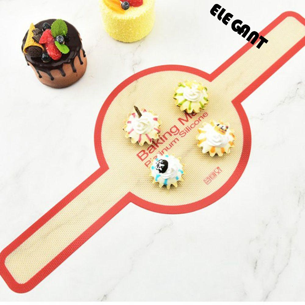 ELEGANT Dutch Bread Kneading Pad Kitchen Kitchen Cooking Tool Baking Mat Long Handle Accessories Oven Baking Supplies Silicone Dough Transfer Pad