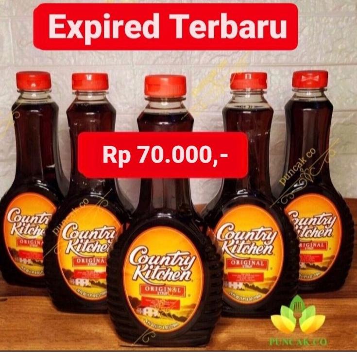 

◌ Country Kitchen Maple Syrup Log Cabin 710 GR Sirup Jagung / Corn Syrup ☼
