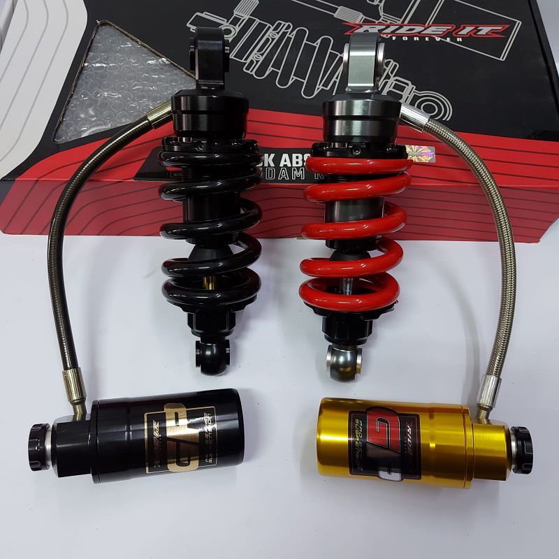 MONOSHOCK MX SHOCK RIDE IT TABUNG PISAH GP GOLD SERIES MX OLD MX NEW CLICK RIBOUN FUNGSI DAN KOMPRES
