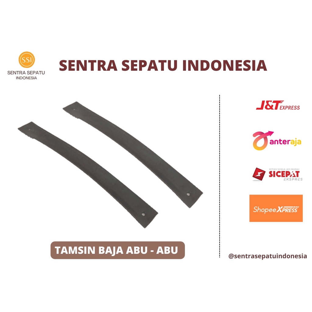 Besi Tamsin Plat Baja Abu untuk insole Sepatu Sendal  Harga Untuk 1 dus Grosir cocok untuk para peng