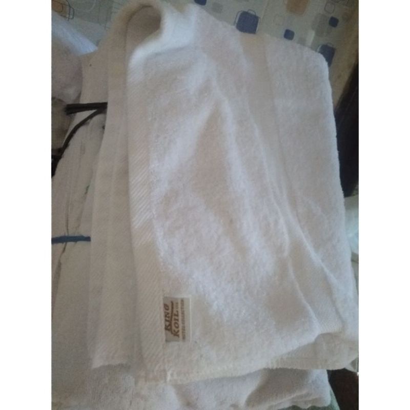Handuk Jumbo/Pool Towel King Koil/Handuk Polos/Handuk Hotel/Handuk Putih