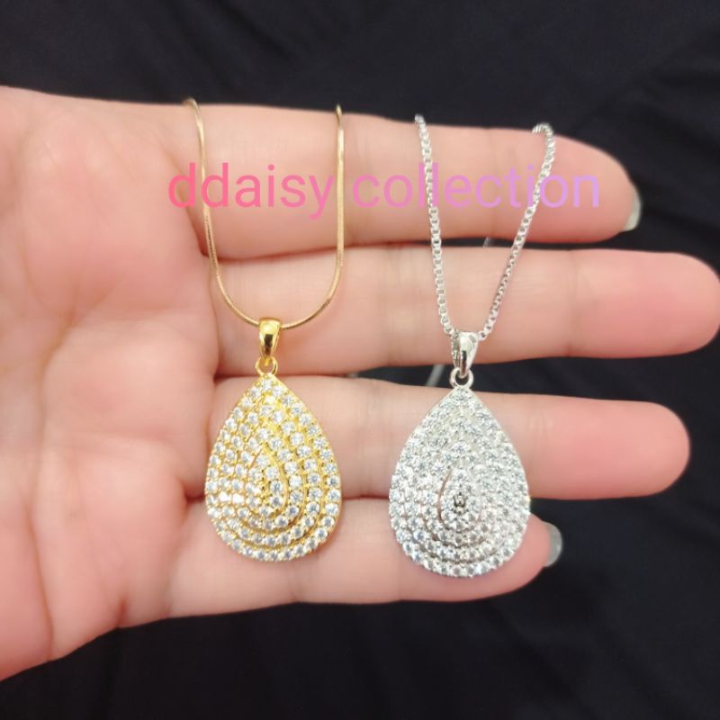 Daisy Luxury - Kalung Labu titanium like Size L / Liontin labu titanium like / kalung labu replika b