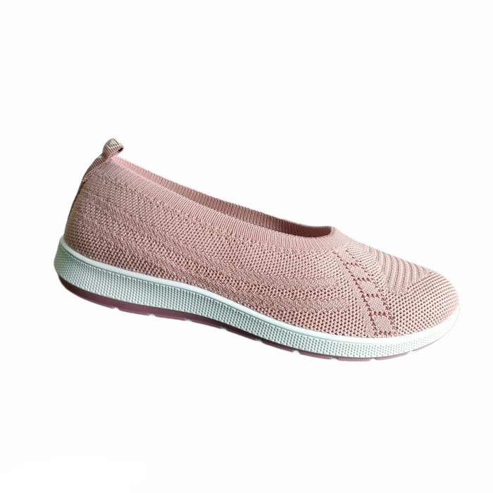 Flatshoes SEPATU WANITA FASHION FLAT SHOES ORIGINAL IMPORT 17 - 36, Merah Muda(T5T6) Sepatu Flat Sho