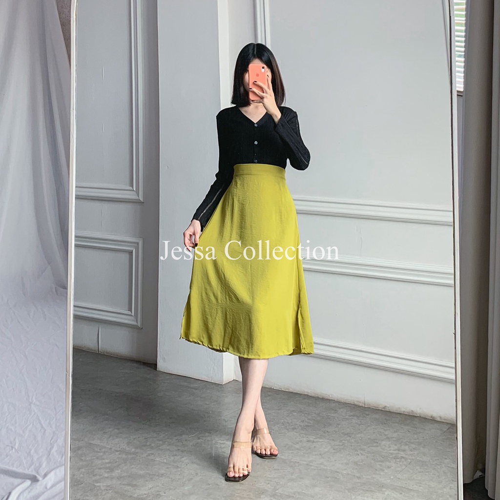 Premium Halder Plain Skirt TH 554 CEY AIRFLOW