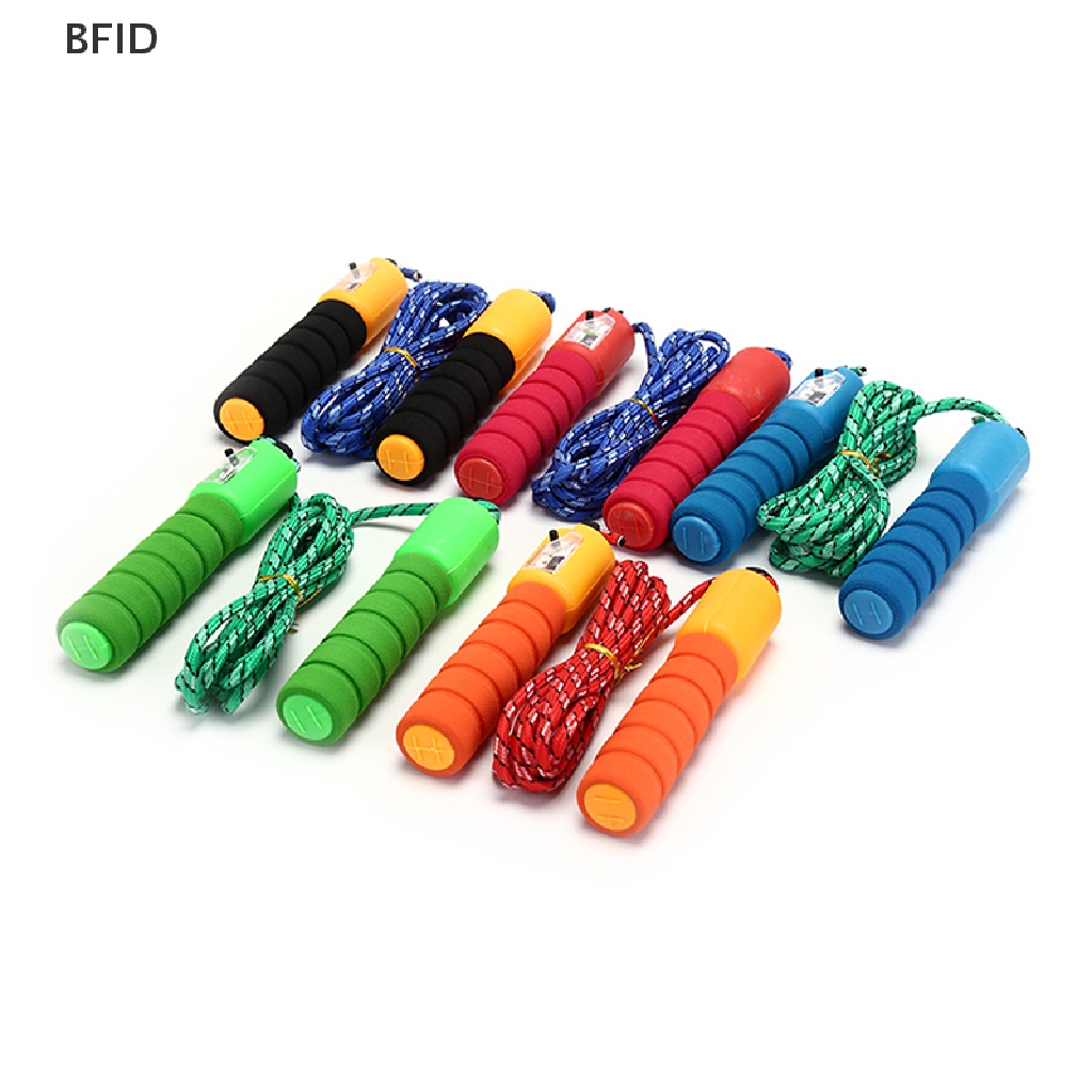 [BFID] 1pc adjustable gym Olahraga fitness Latihan Cepat Kecepatan coung jump skip rope [ID]