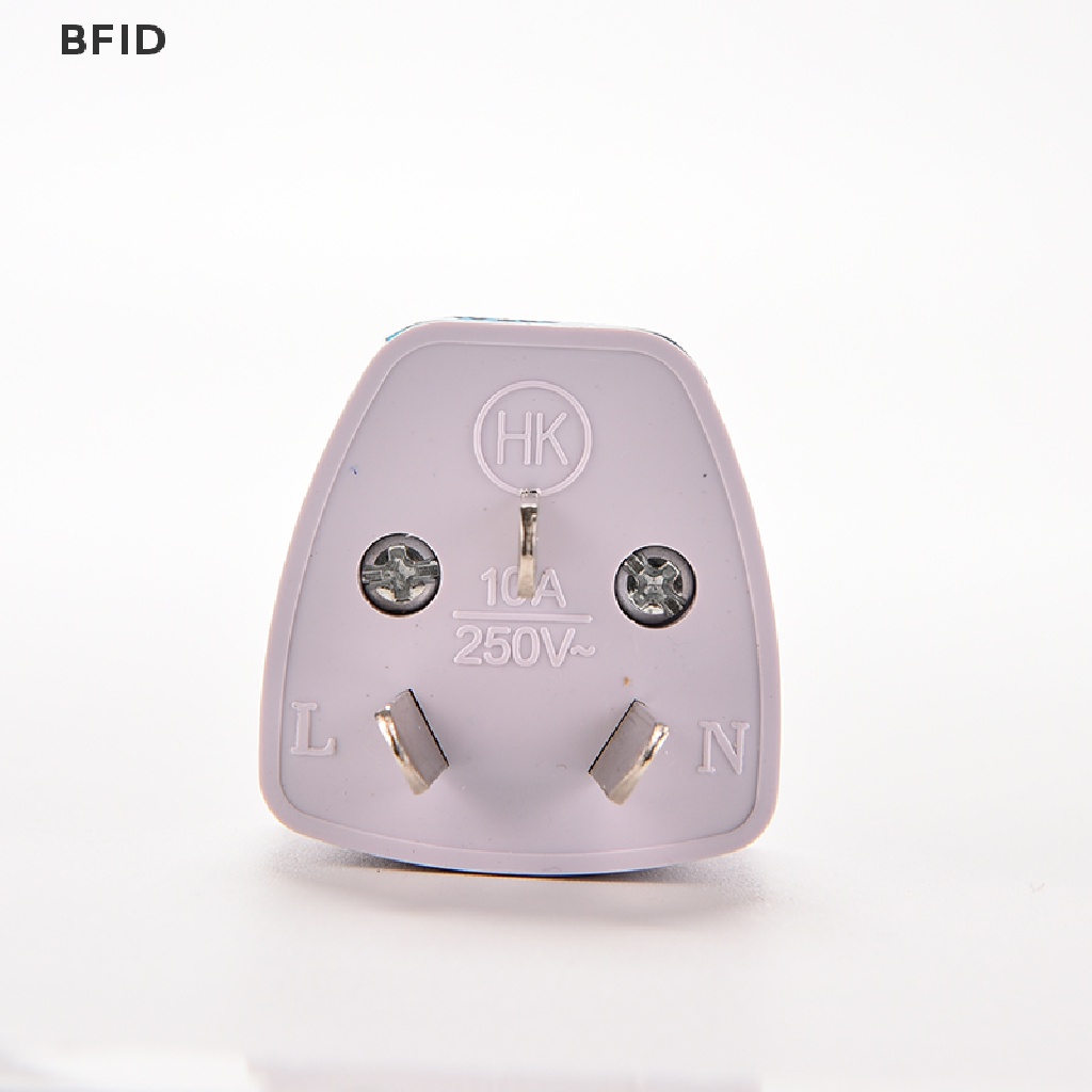 [BFID] Us EU Universal to AU Australia Steker 3pin AC Power Adapter Travel Converter [ID]