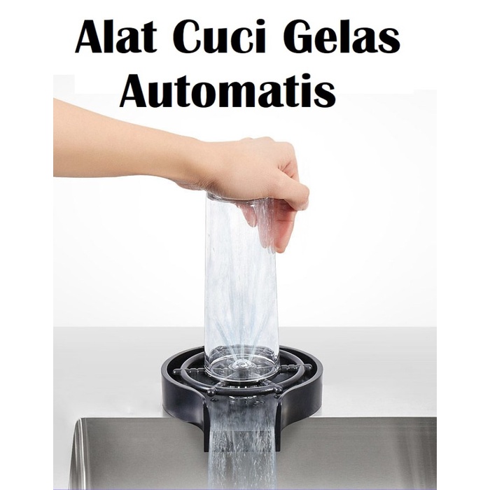 Alat Pencuci Cuci Gelas Botol Otomatis Automatis Tekan Zink Cafe RM