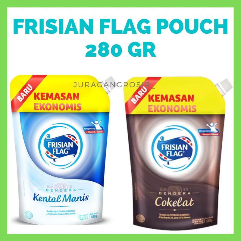 

SUSU KENTAL MANIS FRISIAN FLAG POUCH 280 GR