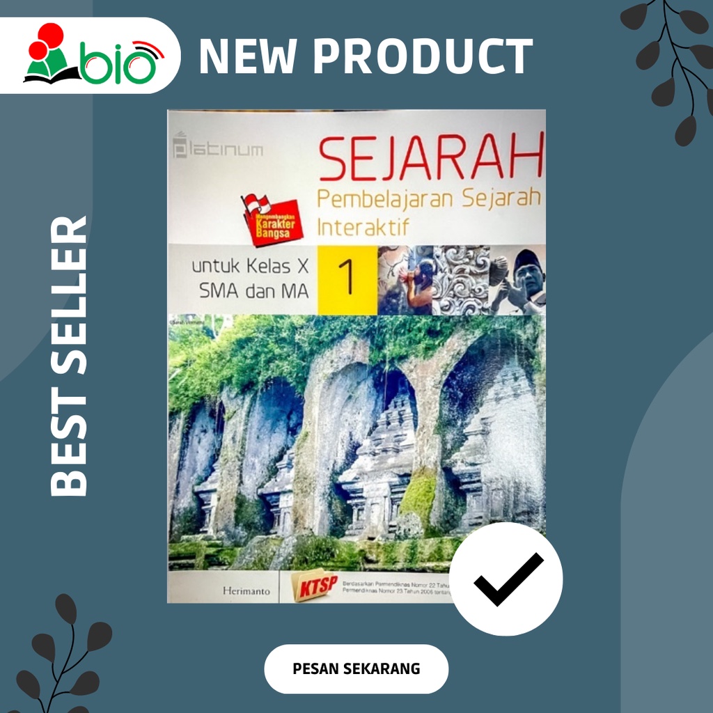 Buku Platinum Sejarah 1 (1 SMA / 4 KMI) Gontor