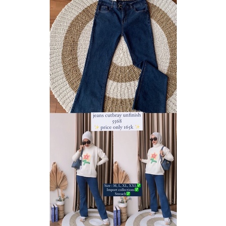Jeans Cutbray Unfinish