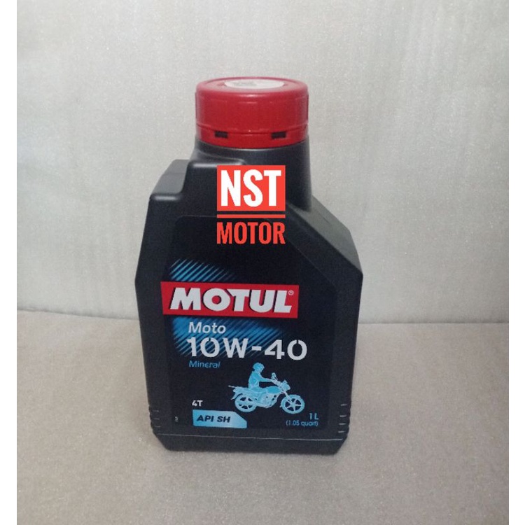 Oli Motul Moto Sae 10W 40 Api SH 1 Liter Oli Motor Sport Original Asli Motul