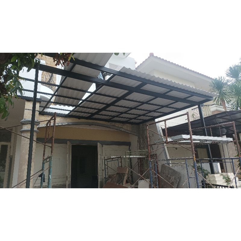Kanopi Besi Atap Upvc Rooftop