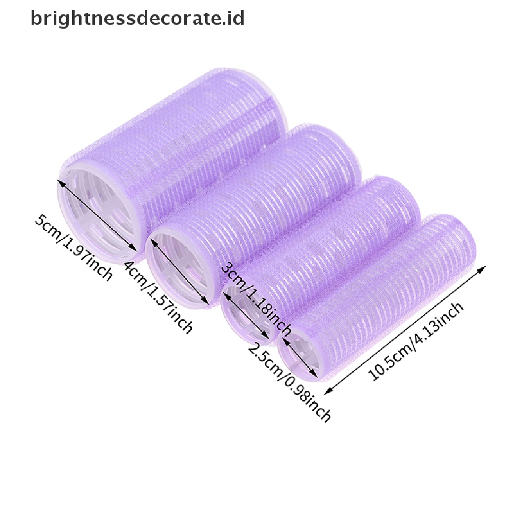 [Birth] 4pcs Poni Penjepit Rambut Klip Roller Gelombang Curl Air Bangs Hairstyle DIY Salon [ID]