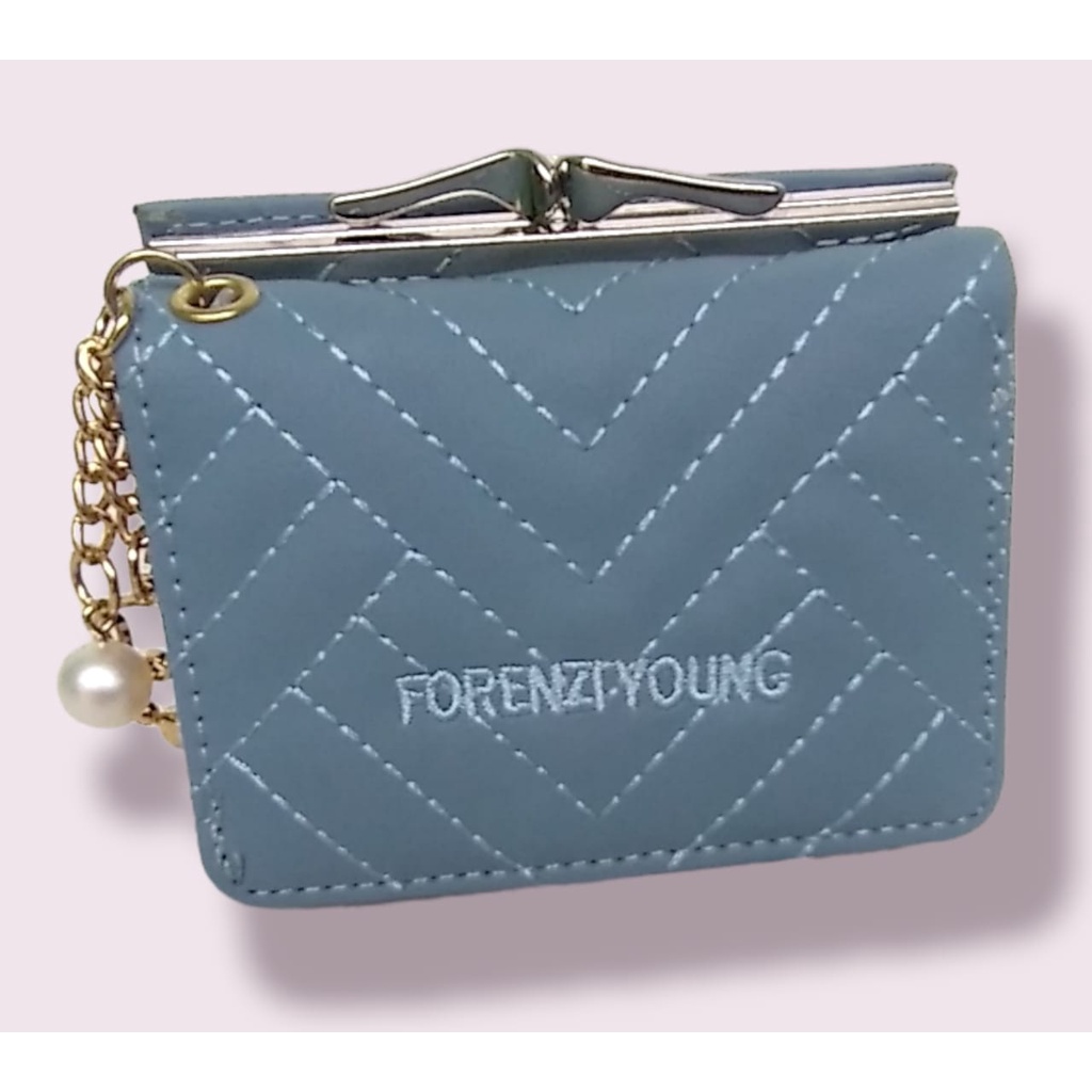 COD dompet wanita mini lipat behel koin import forever young BJ001