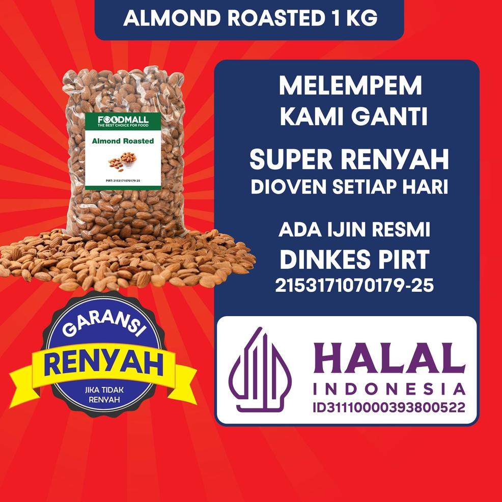

Murah Almond Roasted SUPER 1 Kg 9VH