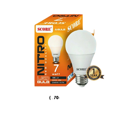 Bohlam Led Score - Lampu LED BULD NITRO Cayaha Putih