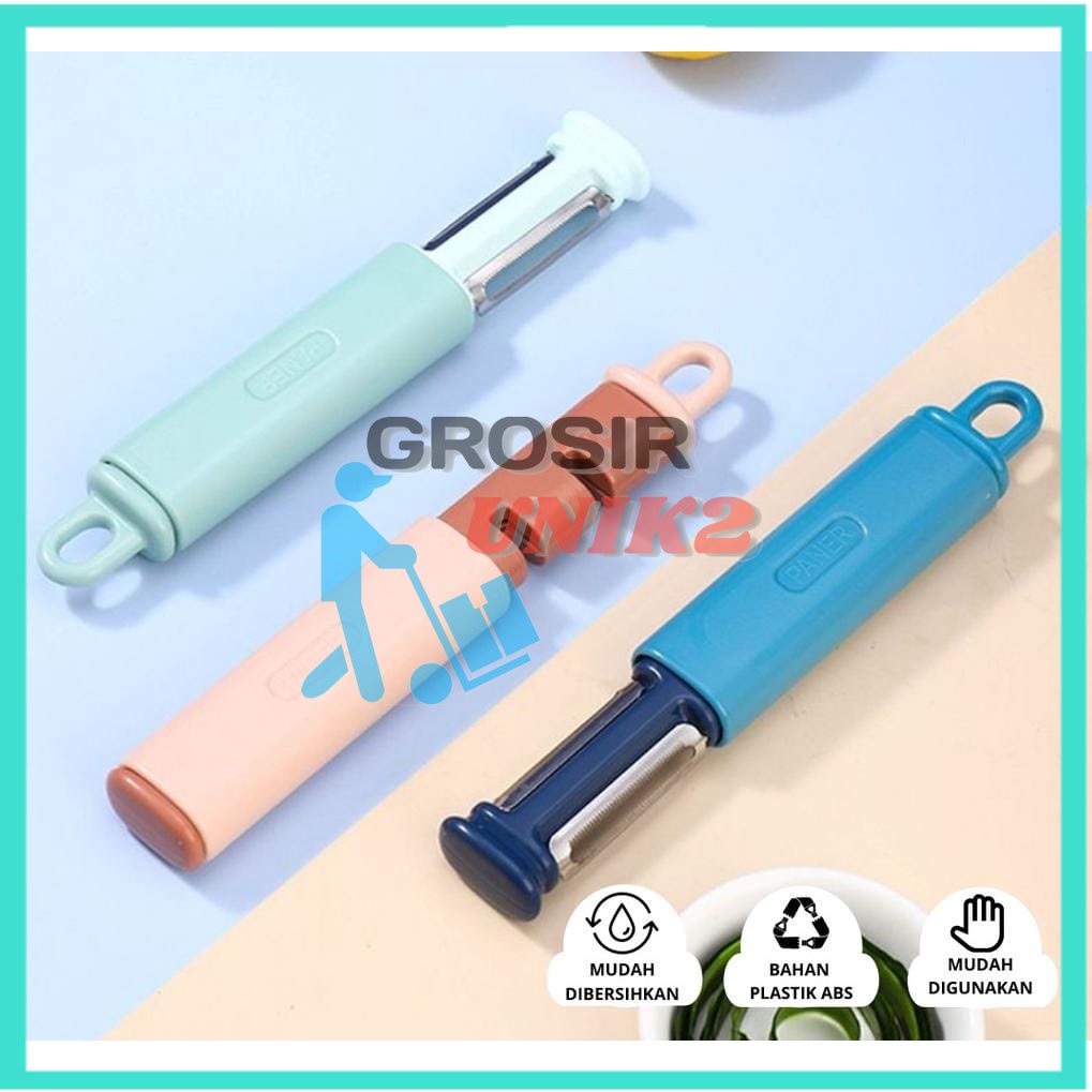 2in1 Kitchen Peeler / Kitchen Peeler Multifungsi / Pengasah Pisau / Pengupas Kulit Buah dan sayur GROSIR UNIK