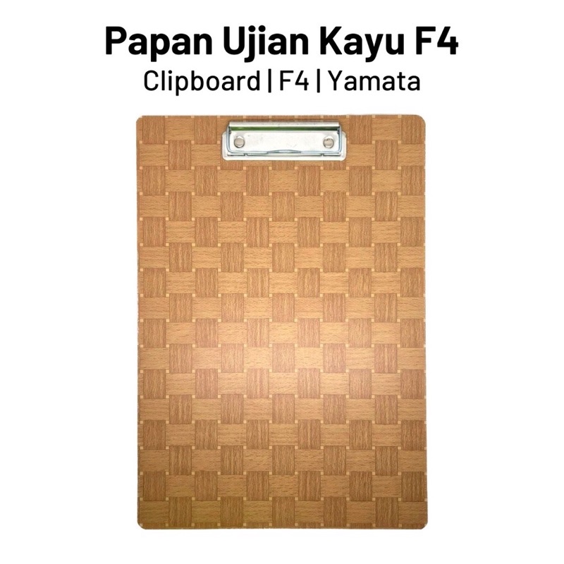 

PAPAN UJIAN CLIPBOARD F4 KAYU