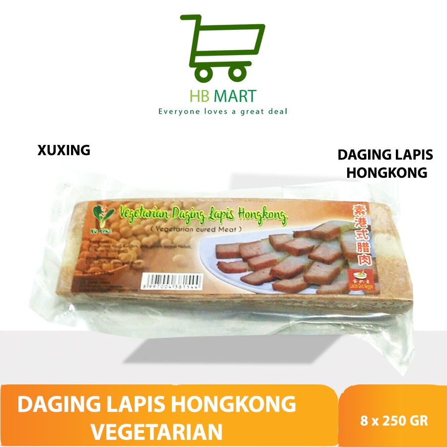

DAGING LAPIS HONGKONG Vegetarian/Samcan Vegetarian/Layer Meat Vege Xu Xing 8X250 GR