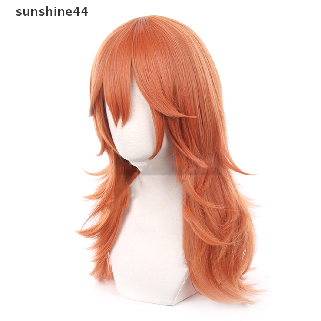 Sunshine Dokidoki Anime Cosplay Chain Man Angel Devil Wig Cosplay Properti Foto.