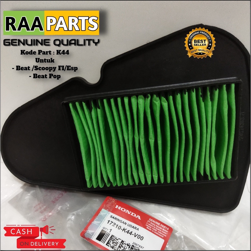 Filter Udara Honda Beat FI/Esp/Pop/Beat New/Beat Esp Street/Vario 110 LED FI/Scoopy FI/Esp/K16/K44