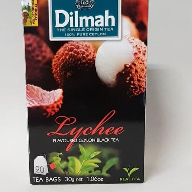 

Terbaru✤DILMAH Lychee Flavored Ceylon Black Tea 20 bags 30 gr
