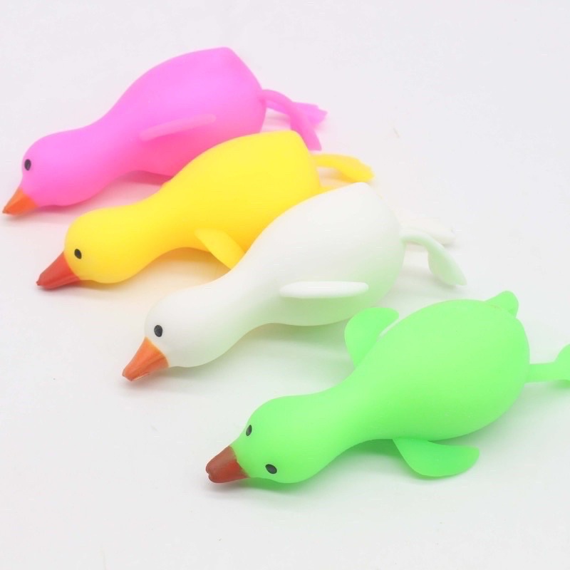 New Squishy Duck Mainan Anak Silikon Bentuk Bebek Stress Ball Promo Mitra