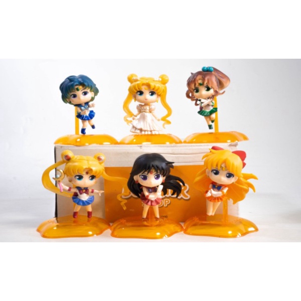 

Set Figure isi Berkualitas Bride Moon Chibi 6 Promo Sailormoon Mars Jupiter Sailor PCS
