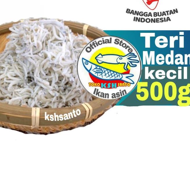 

✈ ikan asin teri nasi medan halus size,kecil-500gram ➯