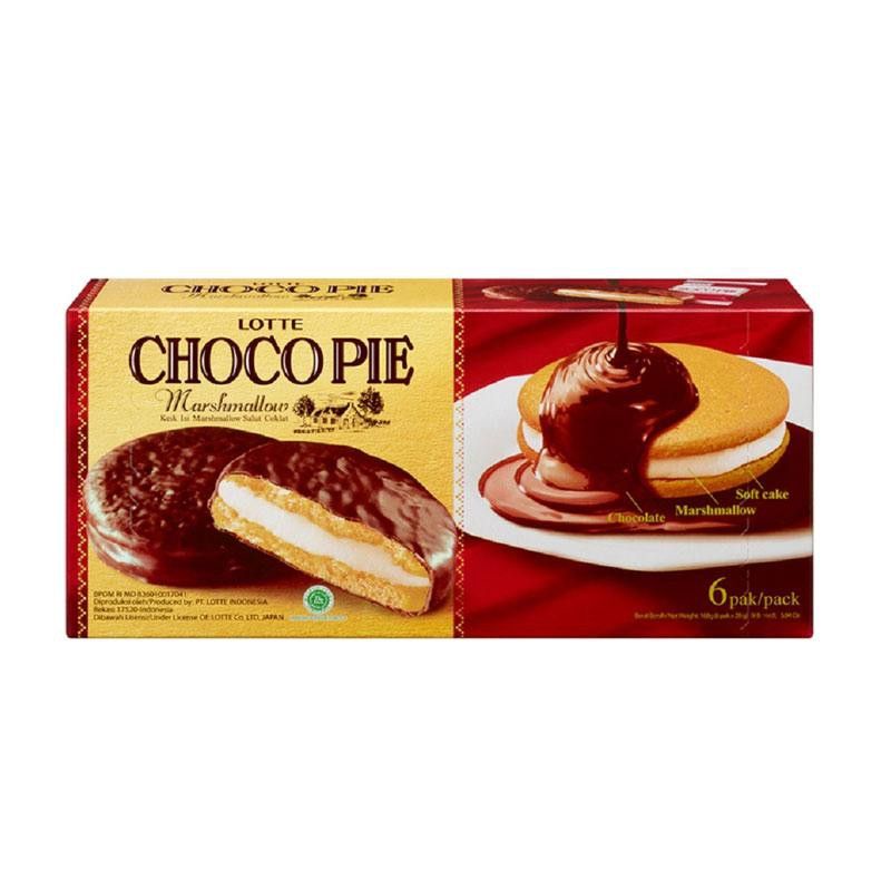 

LOTTE Choco Pie Marshmallow 168 gr isi 6 pack