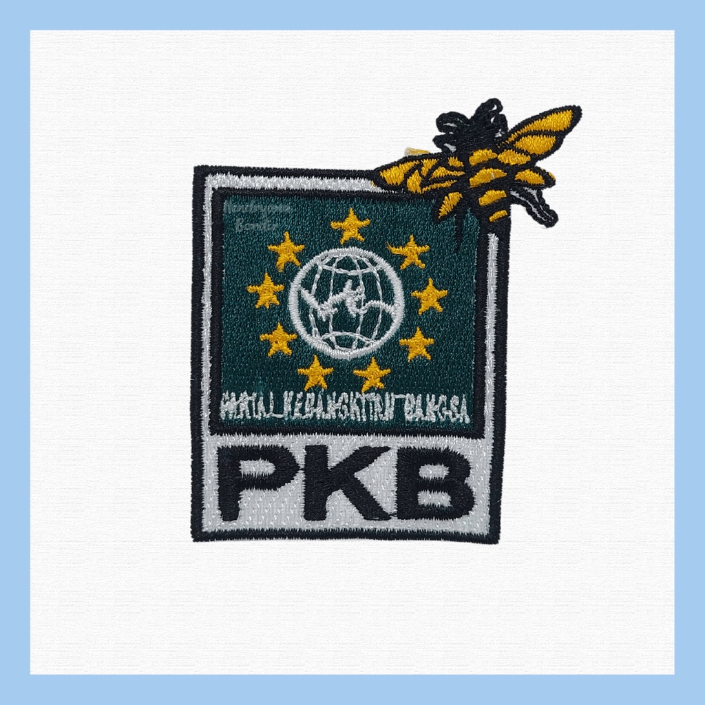 Bordir Logo Partai PKB — Patch Badge Bet Emblem