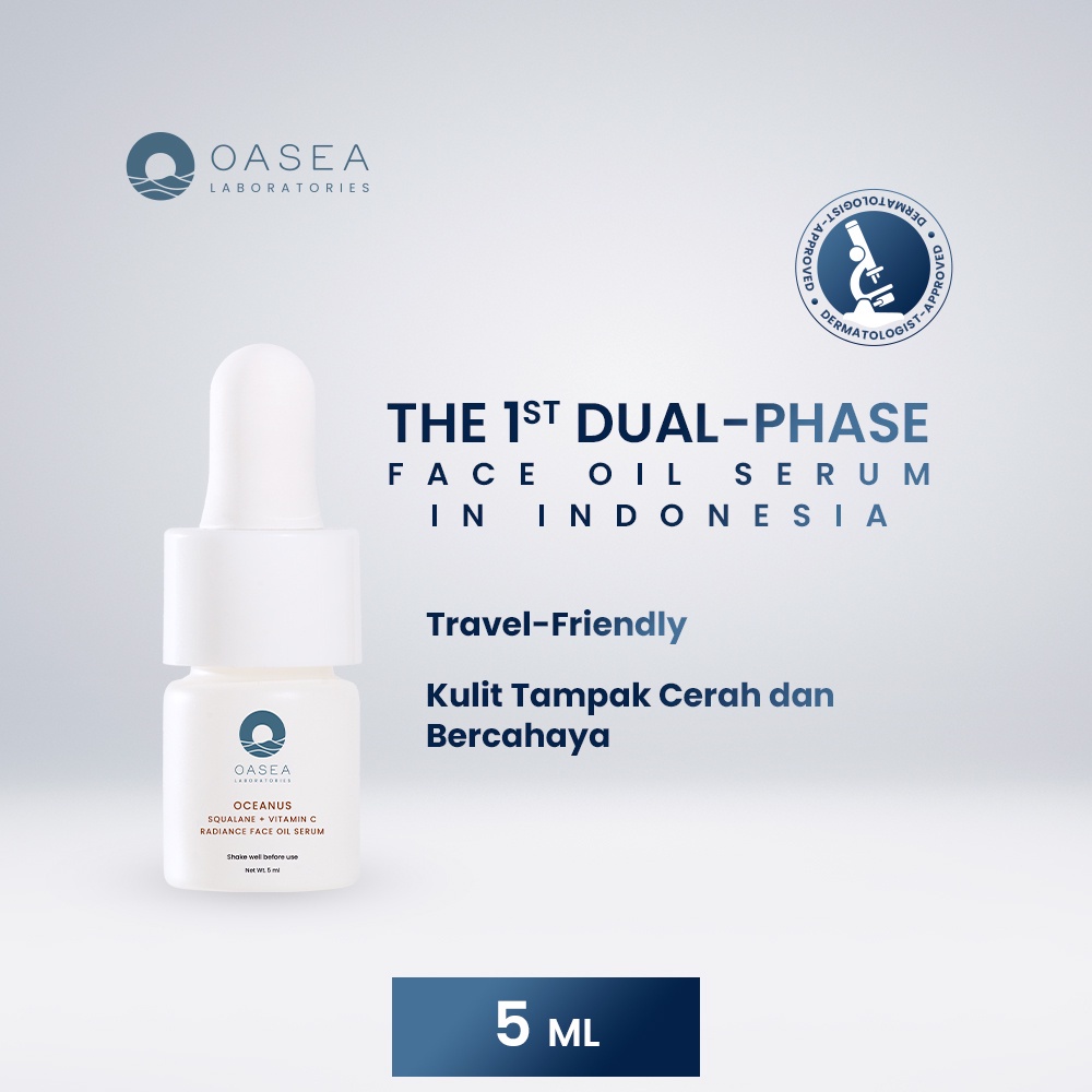 Jual OASEA Oceanus Squalane + Vitamin C Radiance Face Oil Serum 5ml
