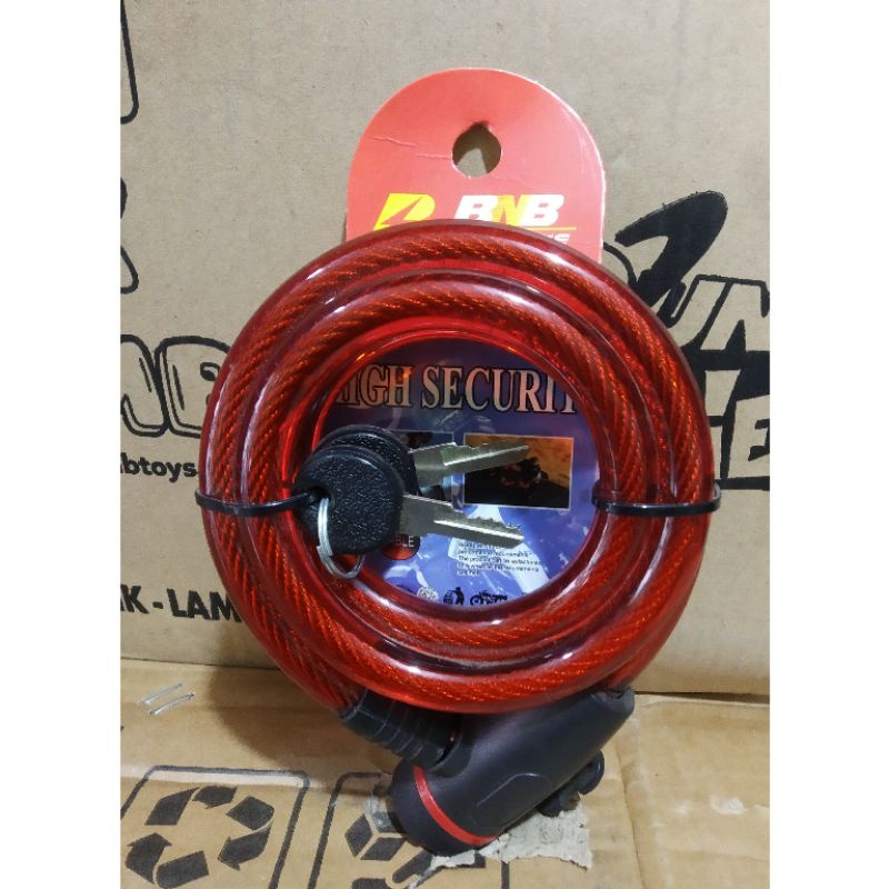 Kunci gembok sepeda inter,turanza dan Bnb seling baja