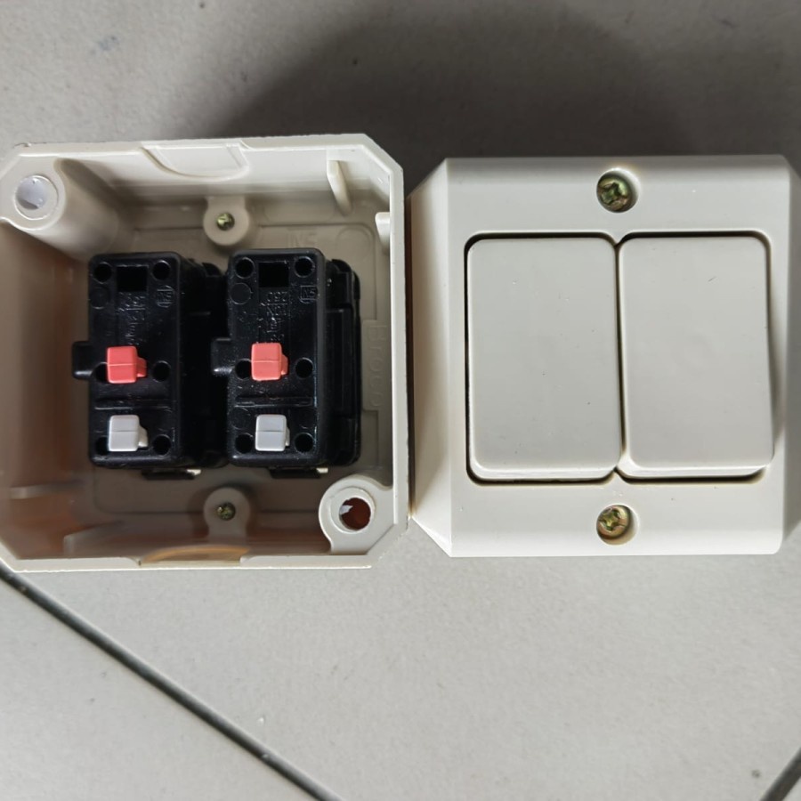 OB Saklar Seri Double Broco OB Outbow New Gee 16220 / Saklar OB isi 2