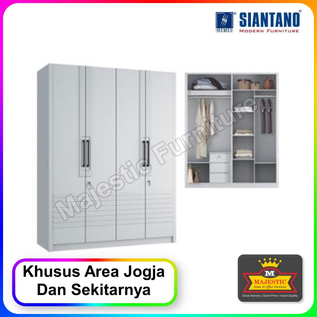 Lemari Pakaian Siantano LP Capitol 3D SW - Jogja