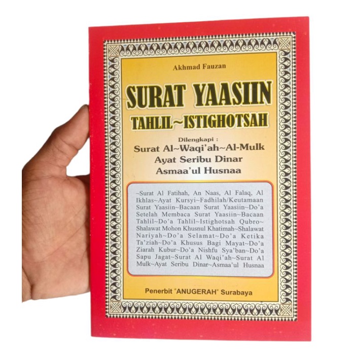 Surat Yassin Tahlil dan Istighosah ukuran besar