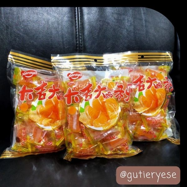 

〖[FLASH SALEE]〗Naraya Permen Jelly Rasa Jeruk Mandarin/Nenas/Jagung - Naraya Jelly Jeruk Mandarin Orange 500gr HALAL - Jajan lebaran candy idul fitri