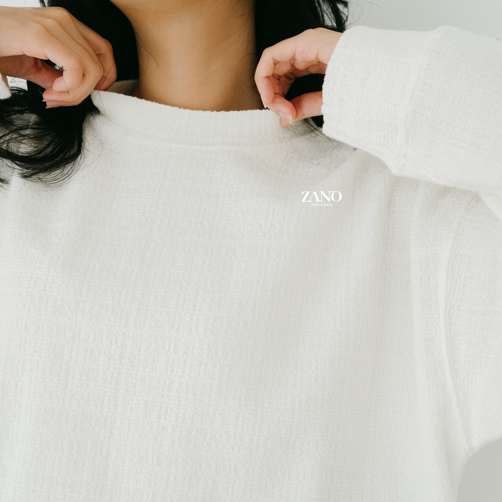 ZANO BASICS Sweater Crop Grizel