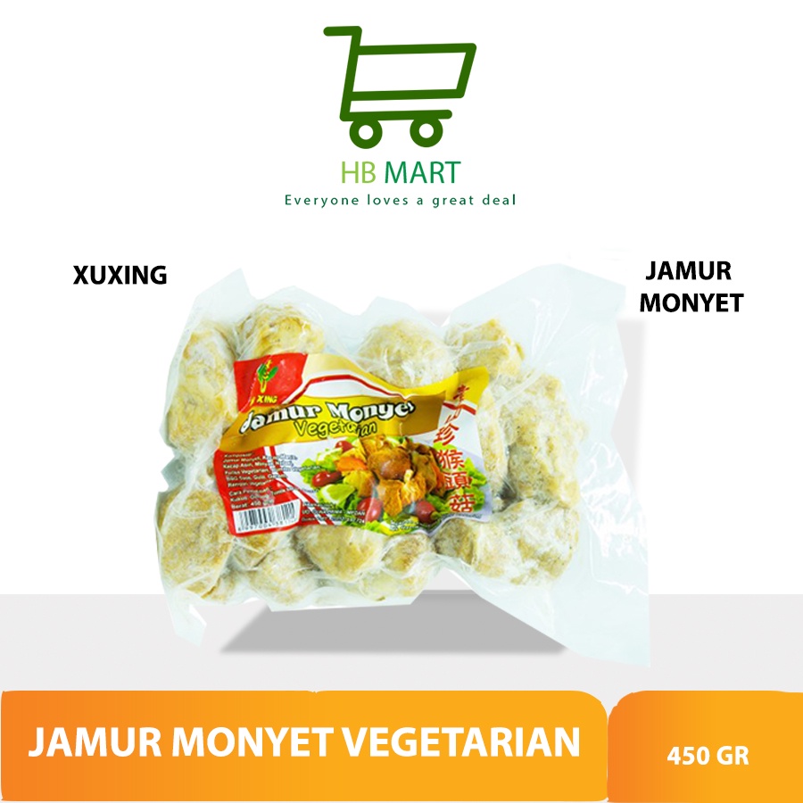 

JAMUR MONYET VEGETARIAN 450 GR XU XING