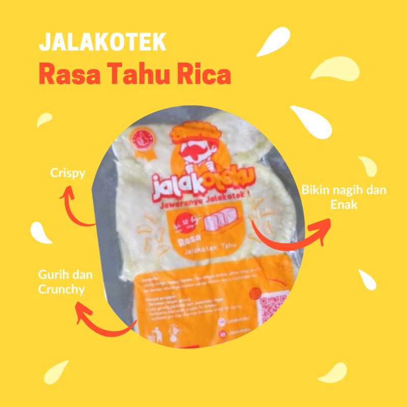 

JALAKOTEK ISI TAHU RICA FROZEN FOOD