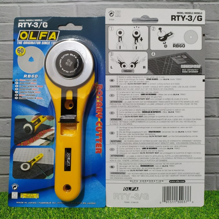 

Mew Rotary Cutter 60Mm Rty-3/G Olfa