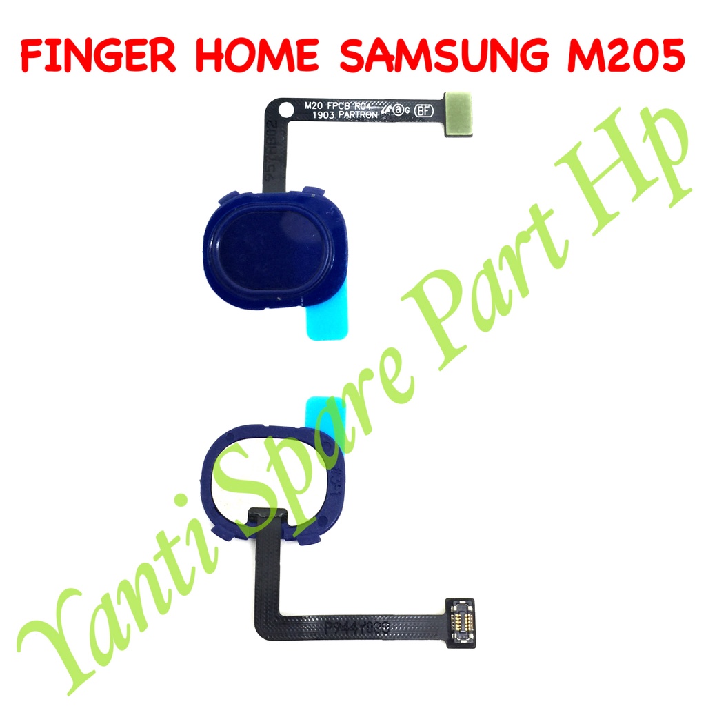 Flexible Fingerprint Home Button Samsung M20 M30 M205 M305 Original Terlaris New