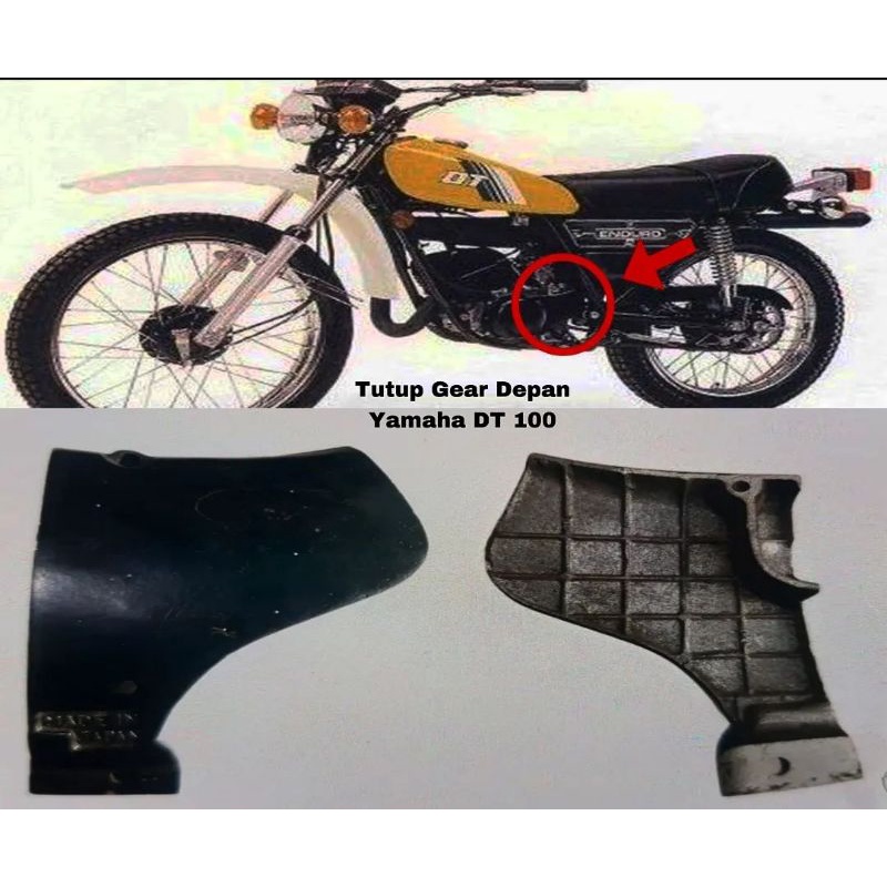 Tutup/Cover Gear Depan Yamaha DT 100