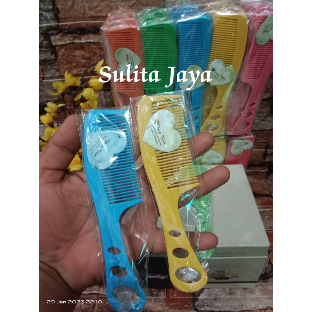 SOUVENIR SISIR - ISI 50 PCS SOUVENIR PENIKAHAN SISIR KEMAS PLASTIK 50 PCS / SOUVENIR MURAH MERIAH DA